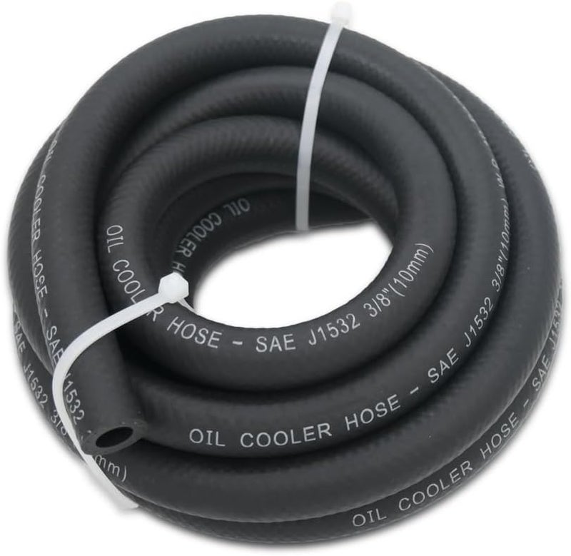 CHOIMOON 3/8 Transmission Oil Cooler Hose - 300 PSI Fuel Line Hose J1532 For Transmission Fluid, Oil, Coolant, Diesel, Hydraulic Fluid, Lubricant, Gas - Image 1